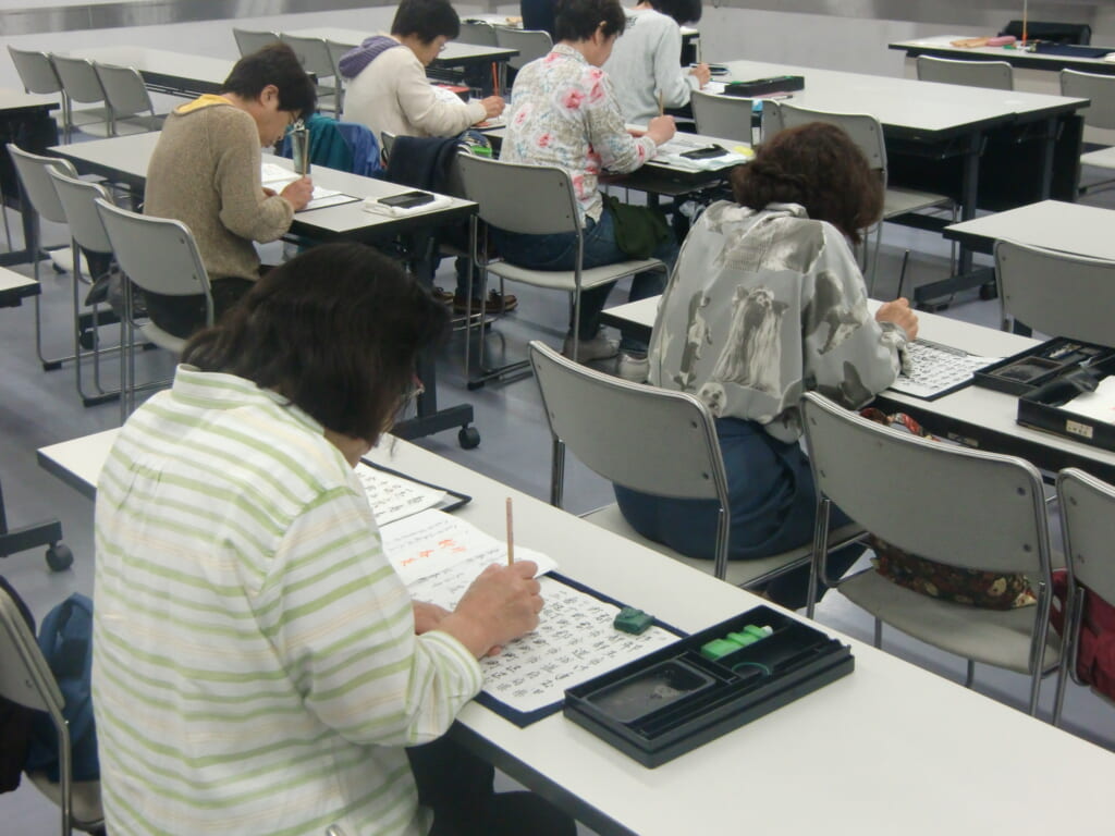 実用書道講座風景